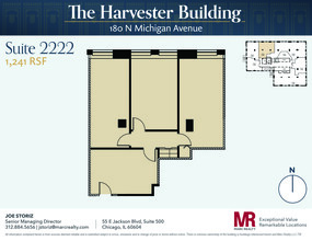 180 N Michigan Ave, Chicago, IL for lease Floor Plan- Image 1 of 7