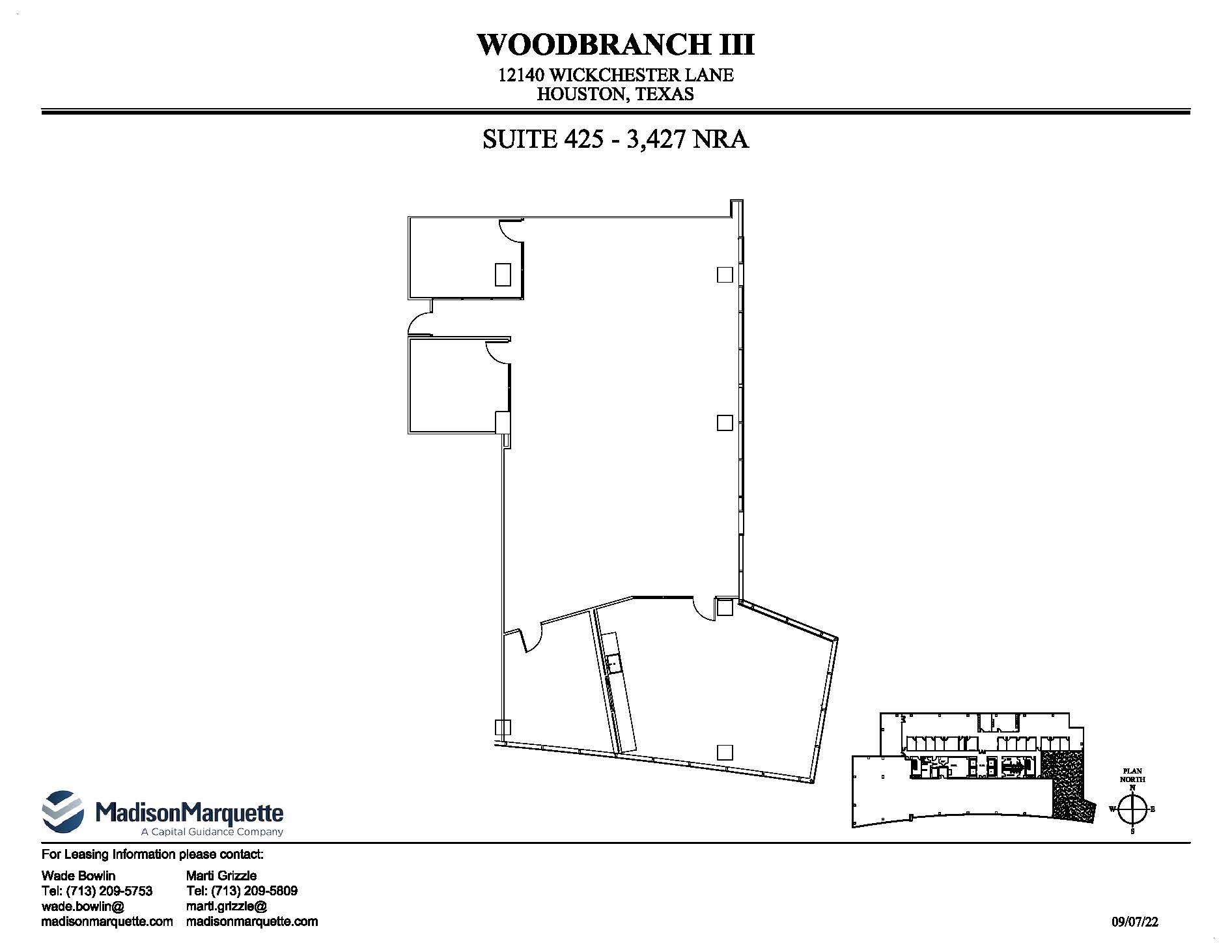 12140 Wickchester Ln, Houston, TX for lease Floor Plan- Image 1 of 1