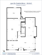 1501 El Camino Real, Belmont, CA for lease Floor Plan- Image 1 of 22