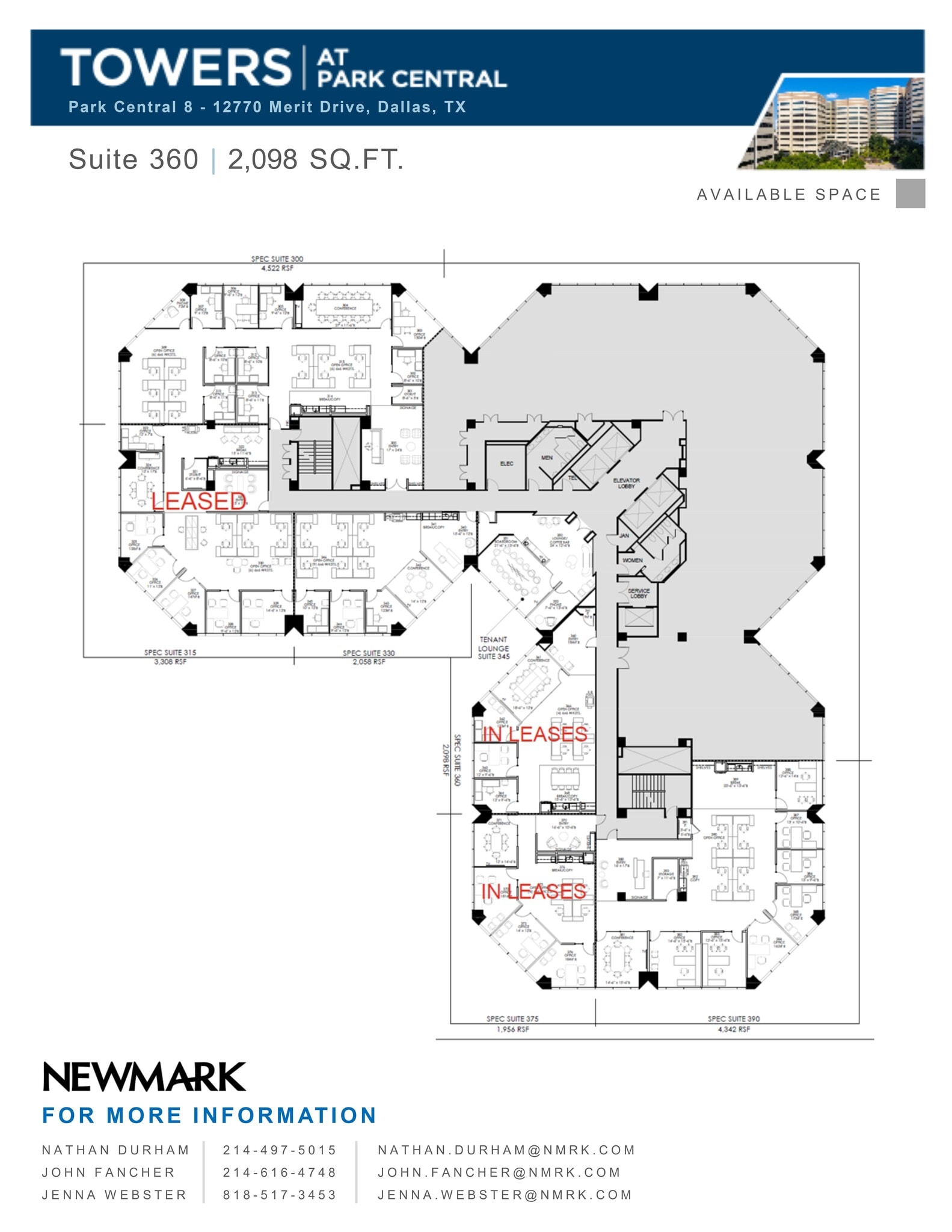 12750 Merit Dr, Dallas, TX for lease Site Plan- Image 1 of 2
