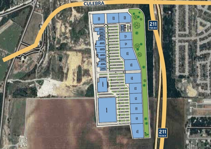 Highway 211, San Antonio, TX for lease - Aerial - Image 1 of 3