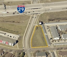 1655 35th St S, Fargo, ND - AERIAL  map view