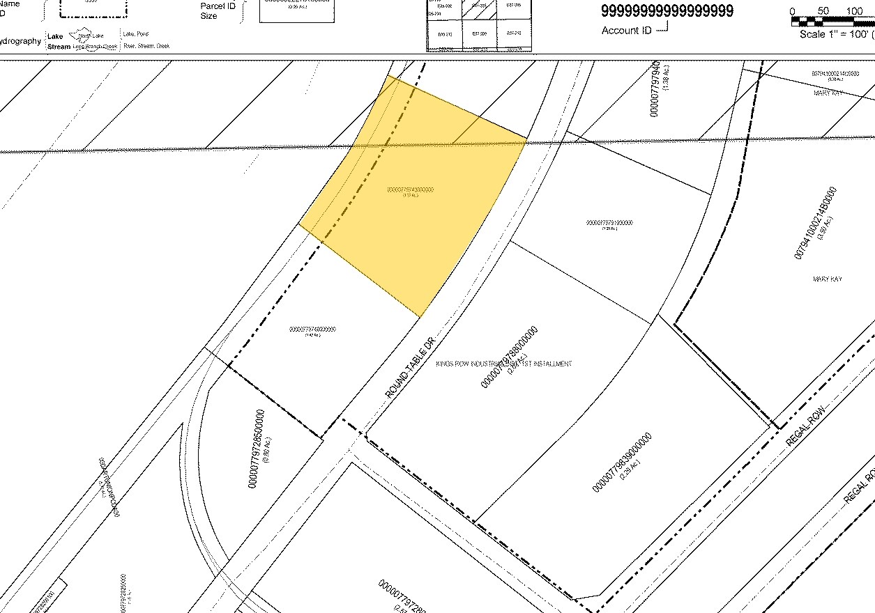 1225 Round Table Dr, Dallas, TX for sale Plat Map- Image 1 of 1