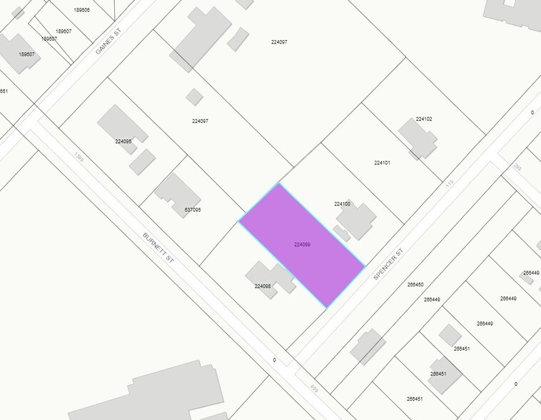 102 Spencer St, Brazoria, TX for sale - Plat Map - Image 1 of 1