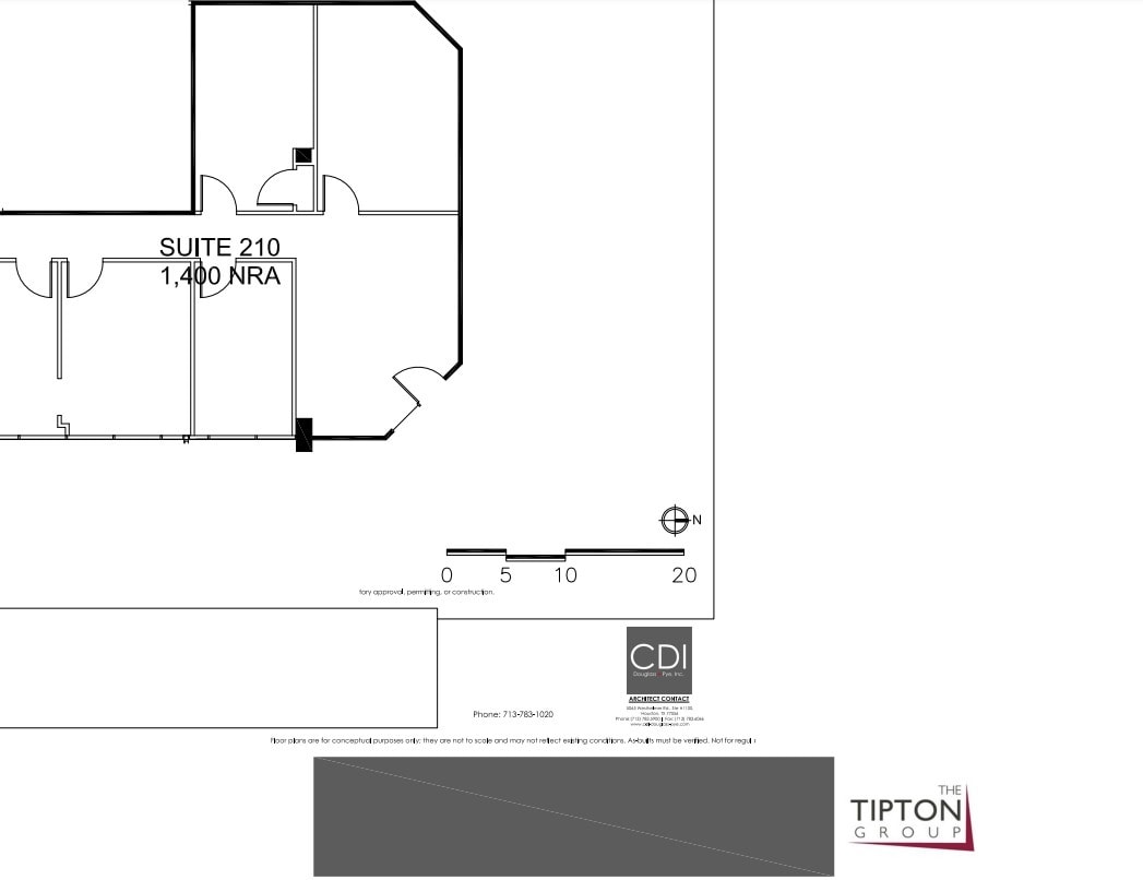 2500 Tanglewilde St, Houston, TX for lease Floor Plan- Image 1 of 1