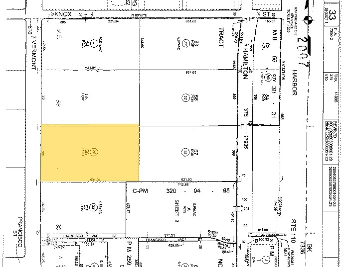 19700 S Vermont Ave, Torrance, CA for lease - Plat Map - Image 2 of 9