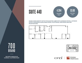 700 N Brand Blvd, Glendale, CA for lease Floor Plan- Image 1 of 1