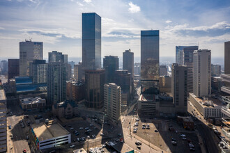 1800 Glenarm Pl, Denver, CO - AERIAL  map view