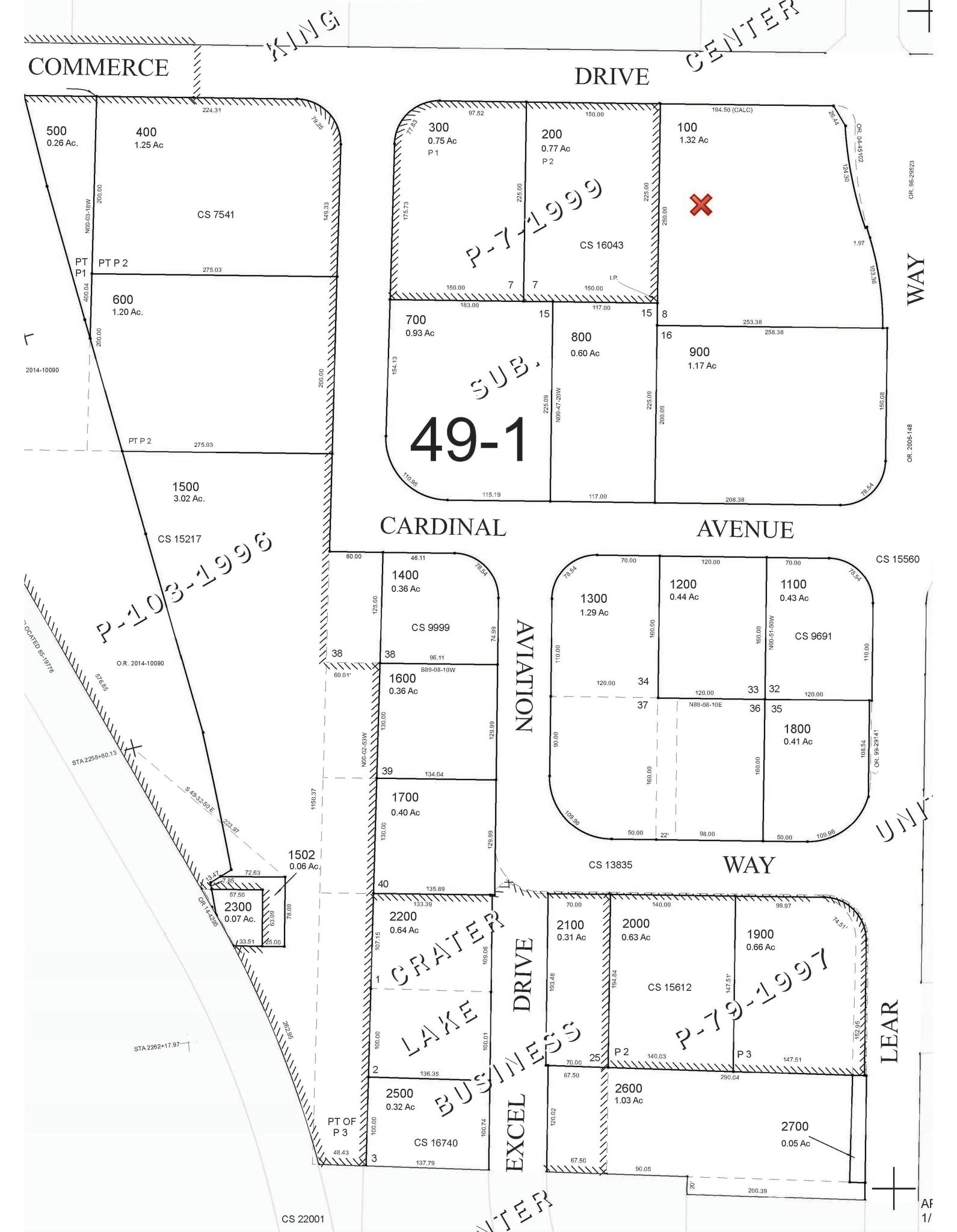 0 Commerce Dr, Medford, OR for sale Plat Map- Image 1 of 2