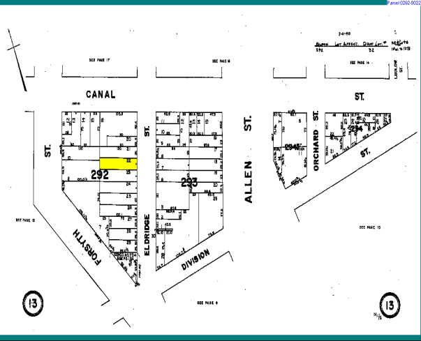 19 Eldridge St, New York, NY for lease - Plat Map - Image 2 of 4