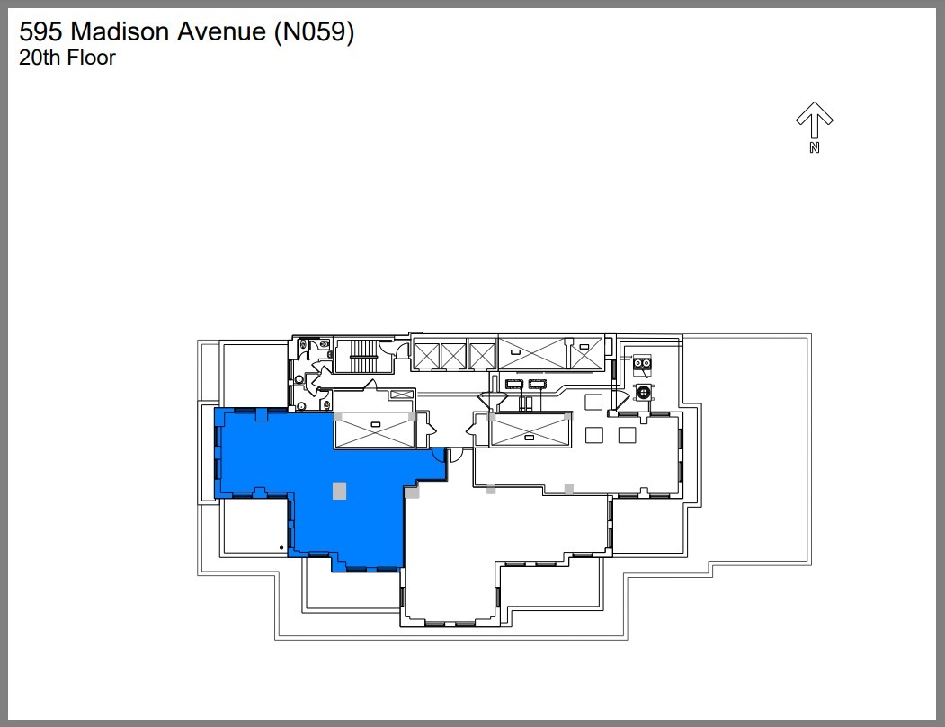 595 Madison Ave, New York, NY for lease Floor Plan- Image 1 of 1