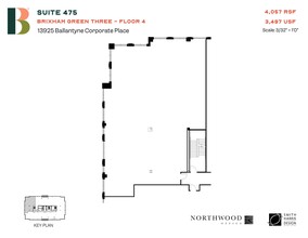 13925 Ballantyne Corporate Pl, Charlotte, NC for lease Floor Plan- Image 1 of 5