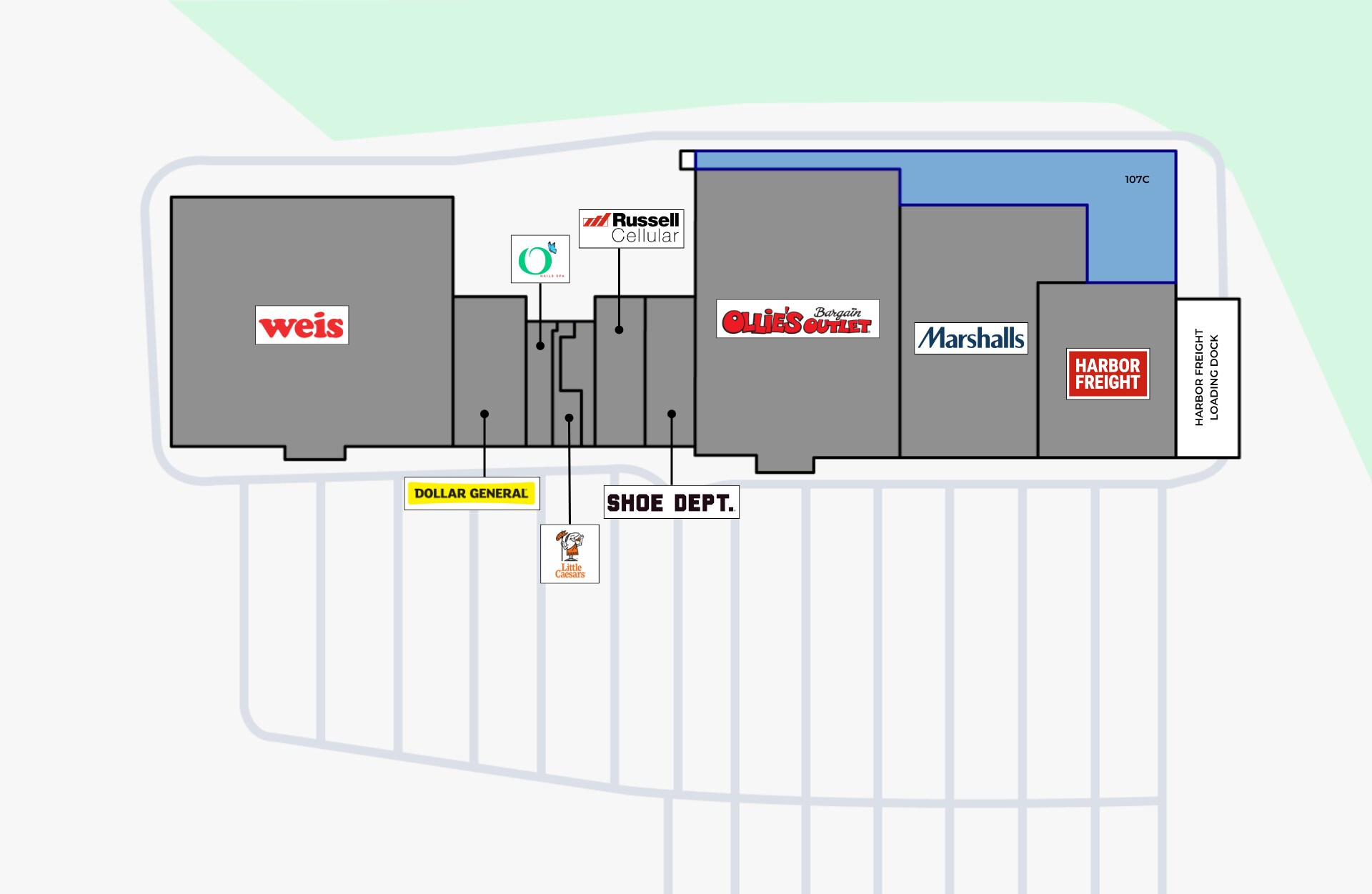 1-6 Millbrook Plz, Mill Hall, PA for lease Site Plan- Image 1 of 1