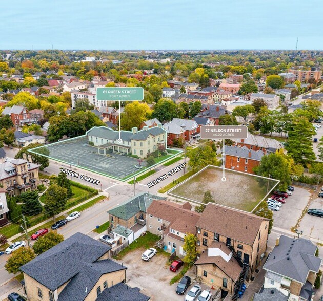 81 Queen st, Brantford, ON for sale - Aerial - Image 2 of 2