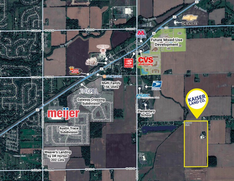 5401 W 700 N, Mccordsville, IN 46055 Land Property for Sale