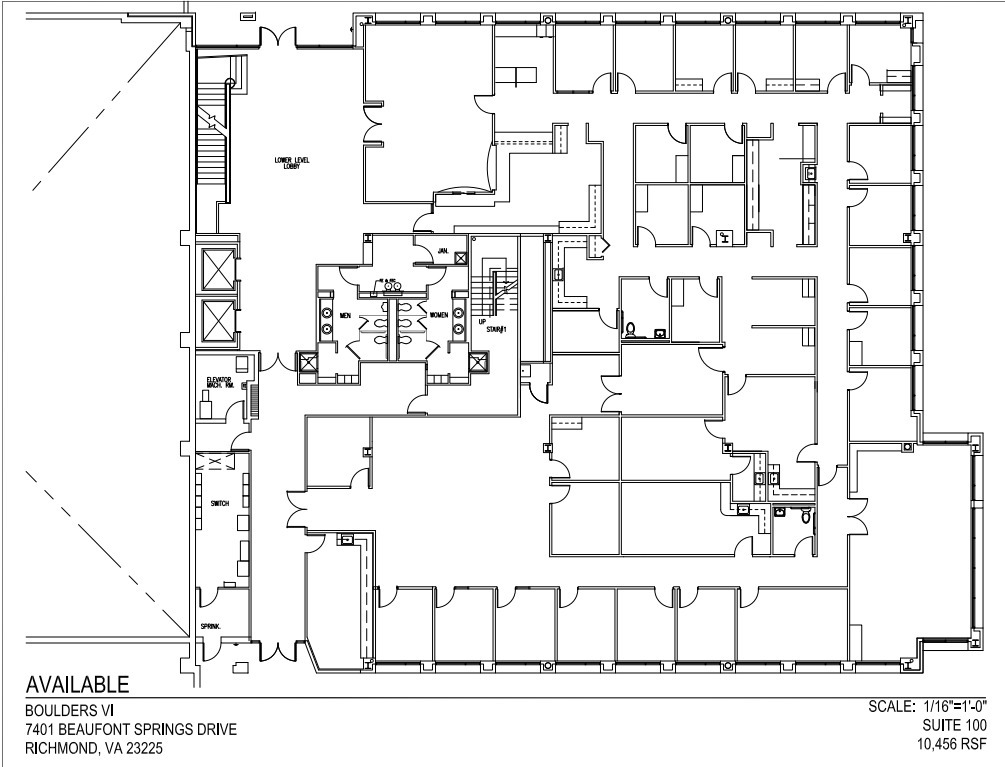 7501 Boulder View Dr, North Chesterfield, VA for lease Floor Plan- Image 1 of 1