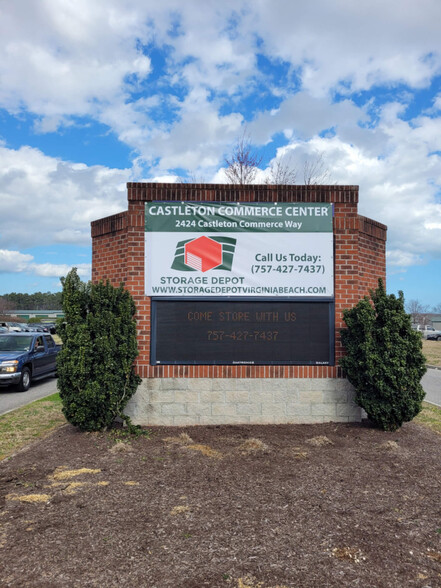 2424 Castleton Commerce Way, Virginia Beach, VA for lease - Building Photo - Image 2 of 6