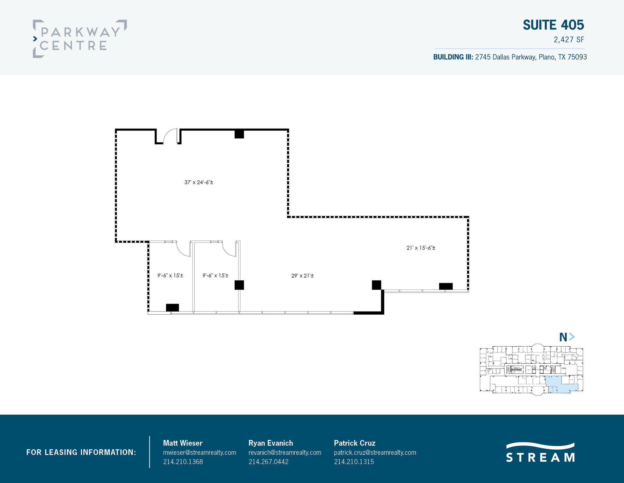 2745 Dallas Pky, Plano, TX for lease Floor Plan- Image 1 of 2