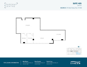 2745 Dallas Pky, Plano, TX for lease Floor Plan- Image 1 of 2