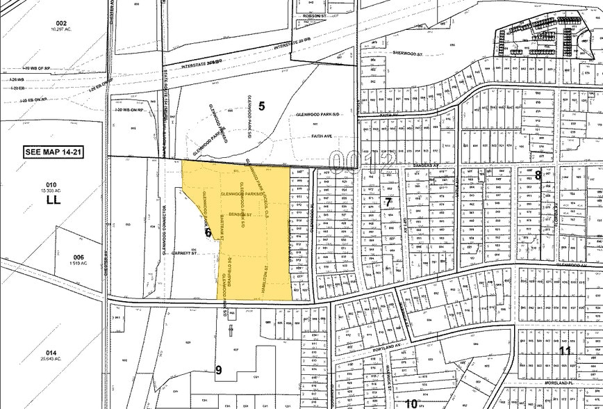934 Glenwood Ave SE, Atlanta, GA for lease - Plat Map - Image 2 of 14