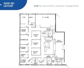 6110 Pine Mountain Rd, Kennesaw, GA for lease Floor Plan- Image 1 of 1