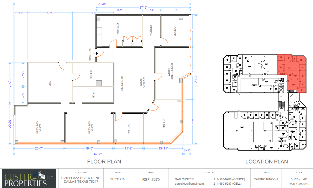 1230 River Bend Dr, Dallas, TX for lease Floor Plan- Image 1 of 1