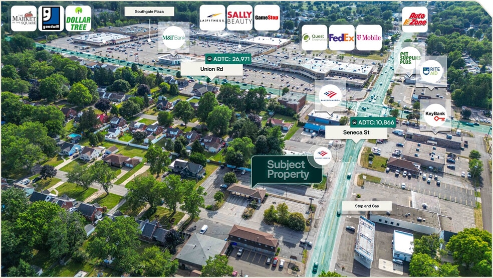 4099 Seneca St, West Seneca, NY for sale - Aerial - Image 3 of 3