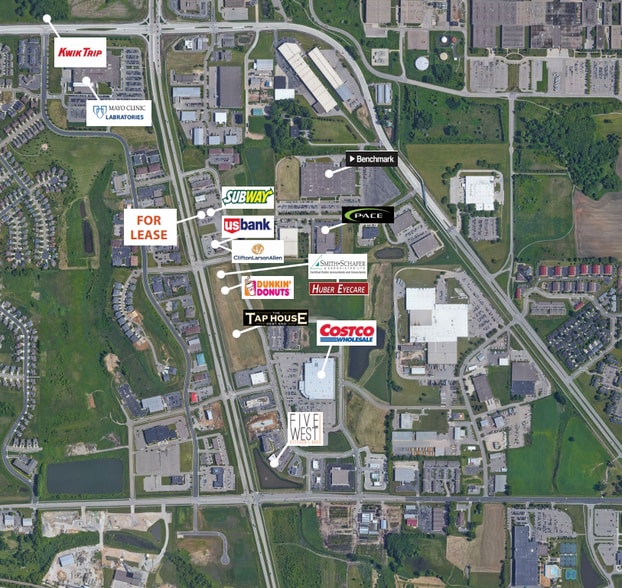 2711 Commerce Dr NW, Rochester, MN for lease - Aerial - Image 3 of 5