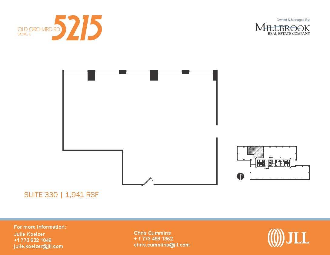 5215 Old Orchard Rd, Skokie, IL for lease Floor Plan- Image 1 of 1