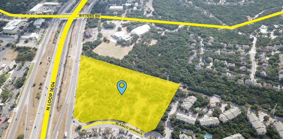 N Loop 1604 & Blanco Springs Rd, San Antonio, TX for sale - Intersection of Bitters Rd and N Loop 1604 - Image 1 of 10
