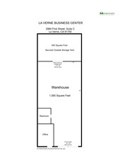 2974-2988 First St, La Verne, CA for lease Floor Plan- Image 1 of 1