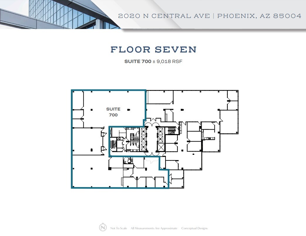 2020 N Central Ave, Phoenix, AZ for lease Floor Plan- Image 1 of 1