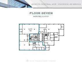 2020 N Central Ave, Phoenix, AZ for lease Floor Plan- Image 1 of 1