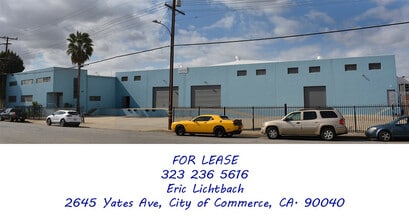 2645 Yates Ave, Commerce, CA for lease Building Photo- Image 2 of 11