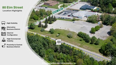 80 Elm St, Peterborough, NH - AERIAL  map view - Image1