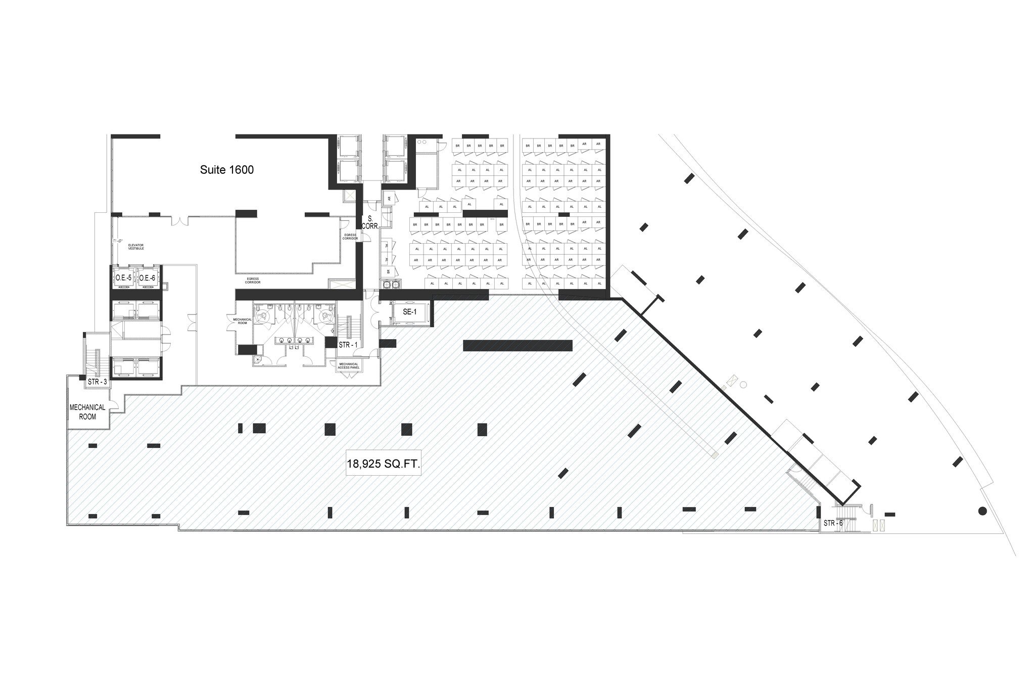 1100 Brickell Bay Dr, Miami, FL for lease Floor Plan- Image 1 of 9