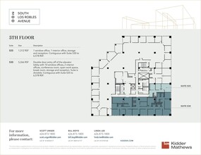 200 S Los Robles Ave, Pasadena, CA for lease Floor Plan- Image 1 of 1