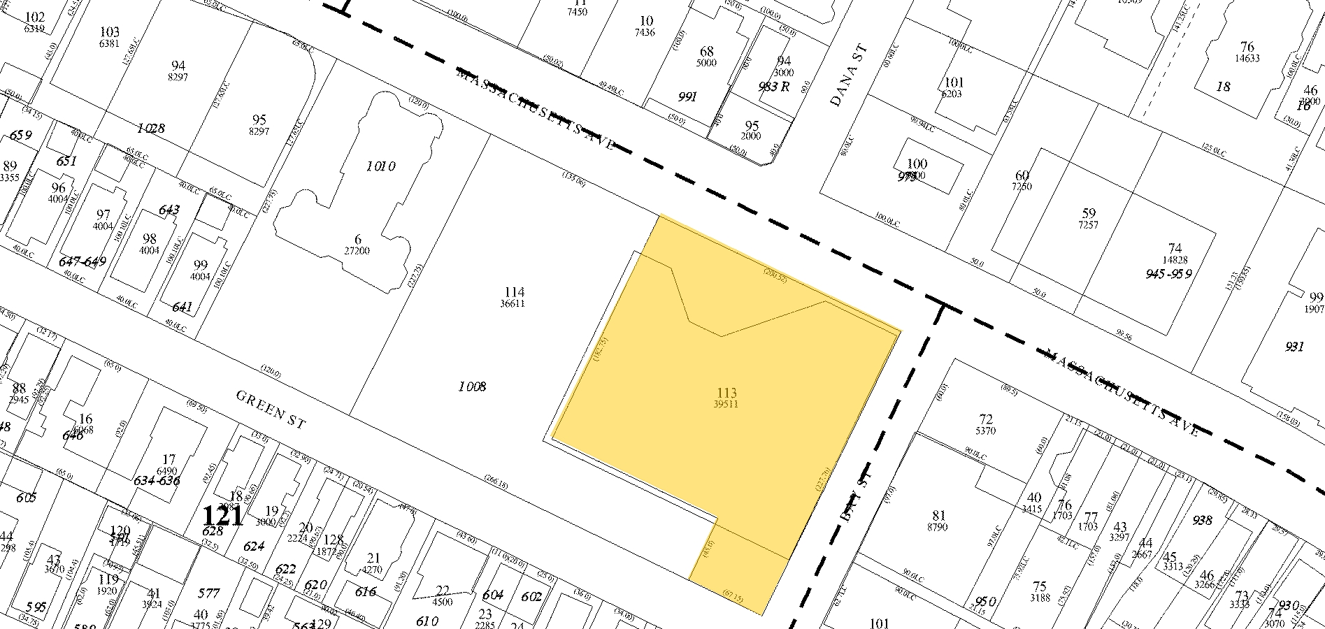 1000 Massachusetts Ave, Cambridge, MA for sale Plat Map- Image 1 of 1