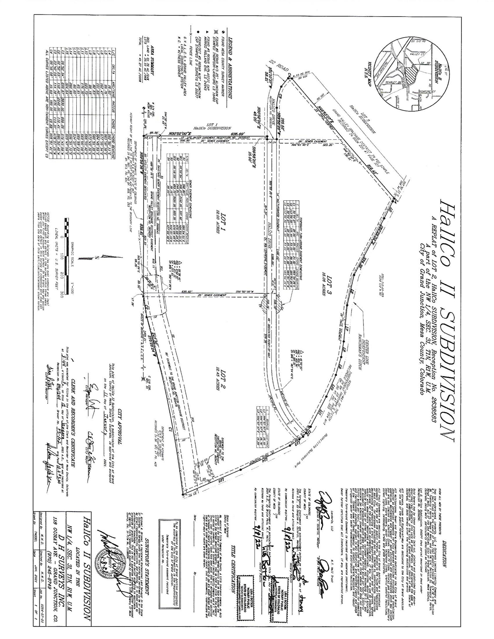 2231 Hallco Dr, Grand Junction, CO for sale Site Plan- Image 1 of 3