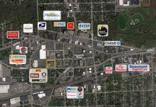 35300-35354 E Michigan Ave, Wayne, MI - AERIAL map view - Image1