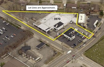 3950-3970 S Dixie Dr, Dayton, OH - aerial  map view