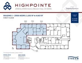 25950 Acero, Mission Viejo, CA for lease Floor Plan- Image 1 of 1