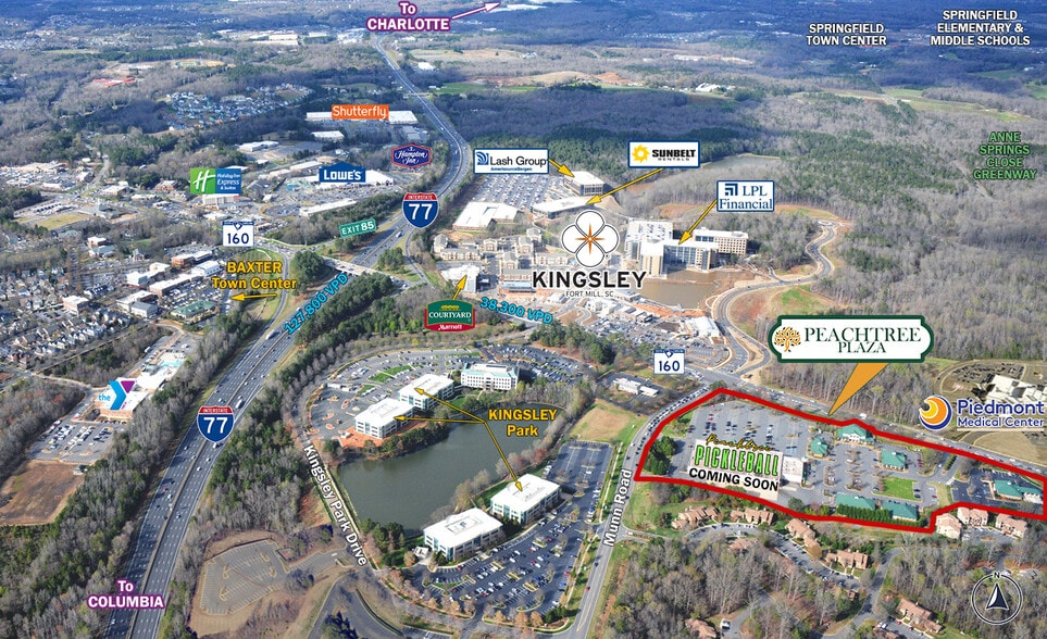 302-310 Springcrest Dr, Fort Mill, SC for lease - Building Photo - Image 2 of 4