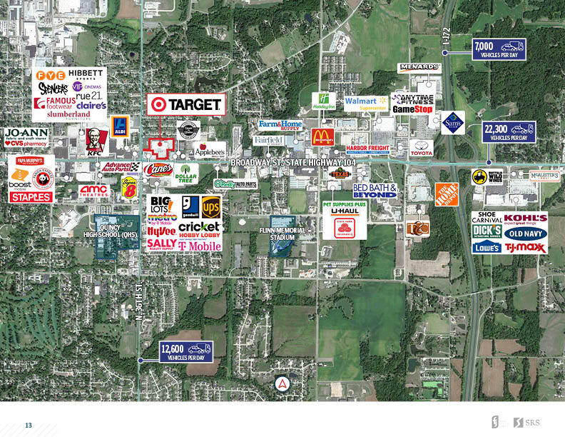 3701 Broadway St, Quincy, IL 62305 Target (NYSE TGT S&P A) New 15
