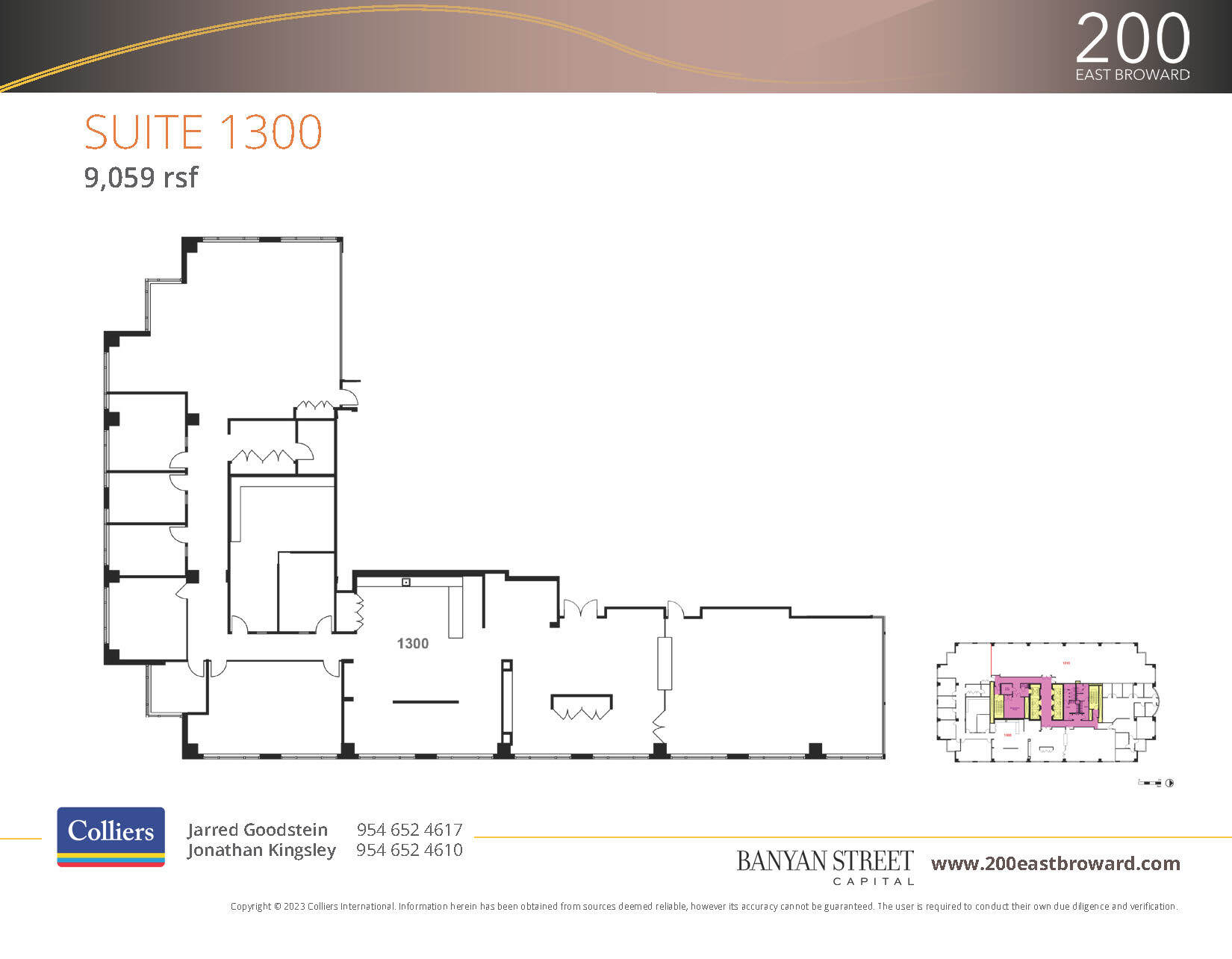 200 E Broward Blvd, Fort Lauderdale, FL for lease Floor Plan- Image 1 of 2