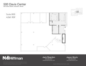 500 Davis St, Evanston, IL for lease Floor Plan- Image 1 of 1