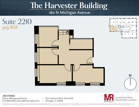 180 N Michigan Ave, Chicago, IL for lease Floor Plan- Image 1 of 7