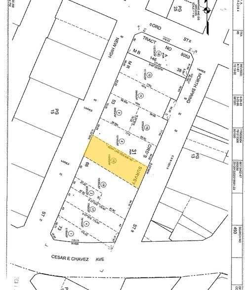 649 N Spring St, Los Angeles, CA for sale - Plat Map - Image 3 of 3