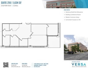 2250 Point Blvd, Elgin, IL for lease Floor Plan- Image 1 of 2