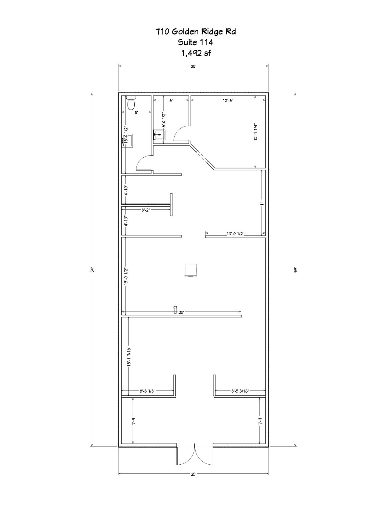 710 Golden Ridge Rd, Golden, CO for lease Floor Plan- Image 1 of 1